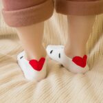 ⁦1Pairs Foot Socks Random - For Kids - Heart⁩ - الصورة ⁦6⁩