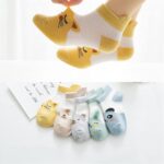 ⁦1Pairs Foot Socks Random - For Kids - Animal⁩ - الصورة ⁦4⁩