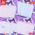 ⁦PU Leather Notebook with Pen Kuromi⁩ - الصورة ⁦4⁩