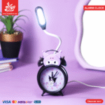 ⁦Acrylic Alarm Clock - Kuromi Purple⁩ - الصورة ⁦2⁩