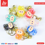 ⁦1Pc Random - Liquid Keychain - Labubu⁩ - الصورة ⁦2⁩