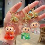 ⁦1Pc Random - Liquid Keychain - Labubu⁩ - الصورة ⁦11⁩