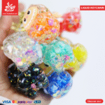 ⁦1Pc Random - Liquid Keychain - Labubu⁩ - الصورة ⁦3⁩