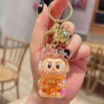 ⁦1Pc Random - Liquid Keychain - Labubu⁩ - الصورة ⁦5⁩