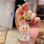⁦1Pc Random - Liquid Keychain - Labubu⁩ - الصورة ⁦8⁩