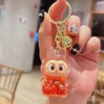 ⁦1Pc Random - Liquid Keychain - Labubu⁩ - الصورة ⁦9⁩