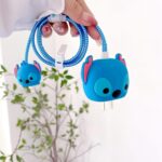 ⁦Set Of 4pcs Of 3D Data Cable Protector - For iPhone - Stitch⁩ - الصورة ⁦2⁩