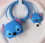 Set Of 4pcs Of 3D Data Cable Protector - For iPhone - Stitch