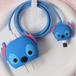 Set Of 4pcs Of 3D Data Cable Protector - For iPhone - Stitch
