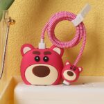 ⁦Set Of 4pcs Of 3D Data Cable Protector - For iPhone - Lotso⁩ - الصورة ⁦2⁩