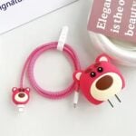 Set Of 4pcs Of 3D Data Cable Protector - For iPhone - Lotso
