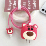 ⁦Set Of 4pcs Of 3D Data Cable Protector - For iPhone - Lotso⁩ - الصورة ⁦3⁩