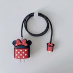 ⁦Set Of 4pcs Of 3D Data Cable Protector - For iPhone - Minnie⁩ - الصورة ⁦2⁩