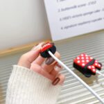 ⁦Set Of 4pcs Of 3D Data Cable Protector - For iPhone - Minnie⁩ - الصورة ⁦5⁩
