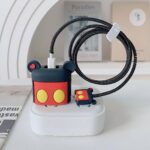 ⁦Set Of 4pcs Of 3D Data Cable Protector - For iPhone - Mickey⁩ - الصورة ⁦2⁩