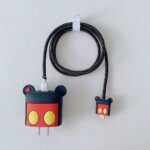 ⁦Set Of 4pcs Of 3D Data Cable Protector - For iPhone - Mickey⁩ - الصورة ⁦4⁩
