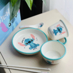 ⁦Set Of 5pcs Disney Orignal - Ceramic Dinnerware - Iconic Stitch⁩ - الصورة ⁦10⁩