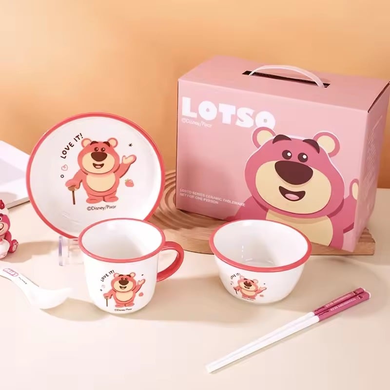 485800 Set Of 5pcs Disney Orignal - Ceramic Dinnerware – Iconic Lotso - الصورة 1