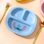 ⁦Divided Ceramic Plate 3 Compartments - Disney Orignal - Stitch⁩ - الصورة ⁦2⁩