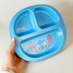 ⁦Divided Ceramic Plate 3 Compartments - Disney Orignal - Stitch⁩ - الصورة ⁦3⁩