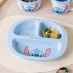 ⁦Divided Ceramic Plate 3 Compartments - Disney Orignal - Stitch⁩ - الصورة ⁦4⁩