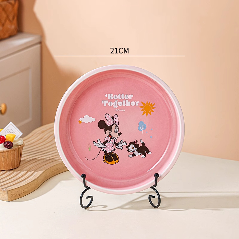 486347 Ceramic Round Plate Dish – Disney Orignal – Minnie Mouse - الصورة 1