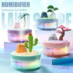 ⁦Mini Humidifier with LED - USB charging - 320ml Water Tank - 1pc Random - Landscape⁩ - الصورة ⁦2⁩