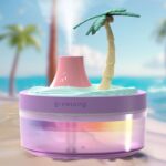 ⁦Mini Humidifier with LED - USB charging - 320ml Water Tank - 1pc Random - Landscape⁩ - الصورة ⁦11⁩