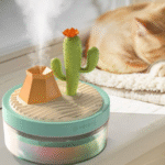 ⁦Mini Humidifier with LED - USB charging - 320ml Water Tank - 1pc Random - Landscape⁩ - الصورة ⁦12⁩