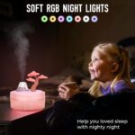 ⁦Mini Humidifier with LED - USB charging - 320ml Water Tank - 1pc Random - Landscape⁩ - الصورة ⁦13⁩