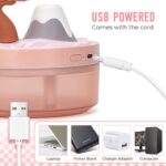 ⁦Mini Humidifier with LED - USB charging - 320ml Water Tank - 1pc Random - Landscape⁩ - الصورة ⁦15⁩