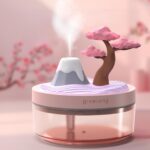 ⁦Mini Humidifier with LED - USB charging - 320ml Water Tank - 1pc Random - Landscape⁩ - الصورة ⁦4⁩