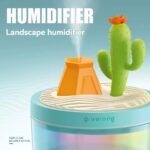 ⁦Mini Humidifier with LED - USB charging - 320ml Water Tank - 1pc Random - Landscape⁩ - الصورة ⁦8⁩