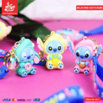 ⁦1Pc Random - Silicone Keychain Stitch⁩ - الصورة ⁦2⁩