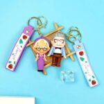⁦Bundle 2Pc Silicone Keychain - Carl & Ellie⁩ - الصورة ⁦2⁩