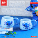 1Pc Random - 3D Ceramic Mug Stitch Blue