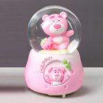 ⁦Glass Snow Ball - Music Box with Color Changing LED Lights - Lotso (13 cm)⁩ - الصورة ⁦2⁩