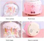 ⁦Glass Snow Ball - Music Box with Color Changing LED Lights - Lotso (13 cm)⁩ - الصورة ⁦4⁩
