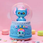 ⁦Glass Snow Ball - Music Box with Color Changing LED Lights - 1Pc Random Stitch (13 cm)⁩ - الصورة ⁦2⁩