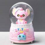 ⁦Glass Snow Ball - Music Box with Color Changing LED Lights - 1Pc Random Stitch (13 cm)⁩ - الصورة ⁦7⁩