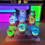 ⁦1Pc – Kuromi Glass Snow Ball - with Color Changing LED Lights - Blind Box⁩ - الصورة ⁦6⁩