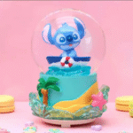 ⁦1Pc Random - Mini Glass Snow Ball - with Color Changing LED Lights - Stitch⁩ - الصورة ⁦11⁩