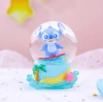 ⁦1Pc Random - Mini Glass Snow Ball - with Color Changing LED Lights - Stitch⁩ - الصورة ⁦3⁩