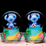 ⁦1Pc Random - Mini Glass Snow Ball - with Color Changing LED Lights - Stitch⁩ - الصورة ⁦7⁩