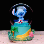 ⁦1Pc Random - Mini Glass Snow Ball - with Color Changing LED Lights - Stitch⁩ - الصورة ⁦9⁩