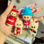 ⁦1Pc Secret Blind Box Silicone Keychain - Labubu Coca Cola⁩ - الصورة ⁦2⁩