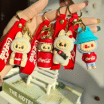 ⁦1Pc Secret Blind Box Silicone Keychain - Labubu Coca Cola⁩ - الصورة ⁦3⁩