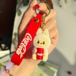 ⁦1Pc Secret Blind Box Silicone Keychain - Labubu Coca Cola⁩ - الصورة ⁦5⁩