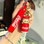 ⁦1Pc Secret Blind Box Silicone Keychain - Labubu Coca Cola⁩ - الصورة ⁦7⁩