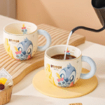 ⁦Luxurious Set Of 5pcs Disney Orignal - Ceramic Dinnerware with Portable Gift Box - Stitch⁩ - الصورة ⁦5⁩